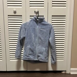 Columbia Light Blue Girls Fleece Jacket